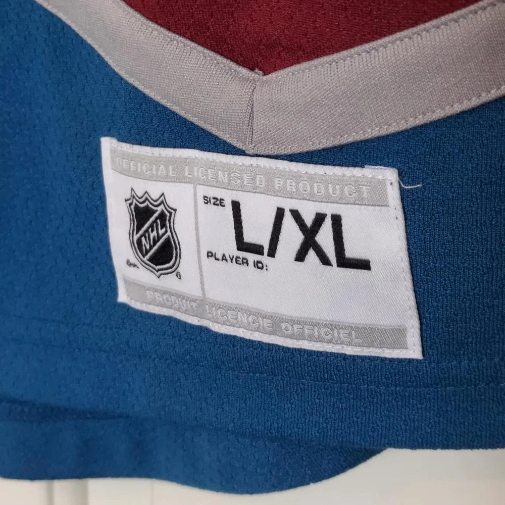 NHL Colorado Avalanche Nathan MacKinnon 29 Hockey Jersey Burgundy L/XL